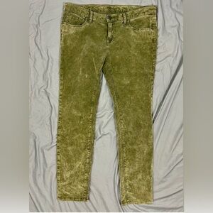 BDG Corduroy Mid Rise Straight Leg Ankle Jeans